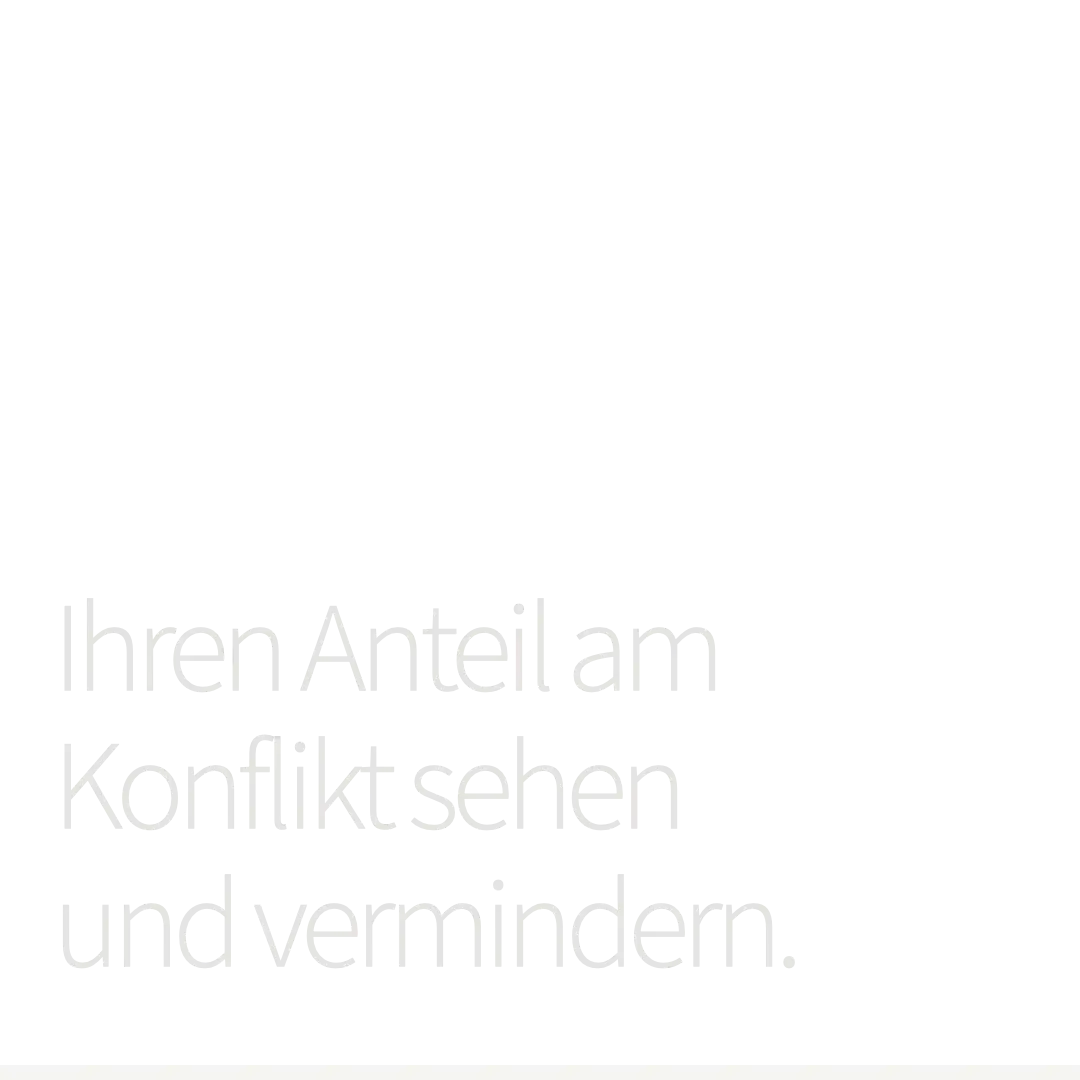 DR. Anton VESPER ist als Kommunikationstrainer in Leipzig (und deutschlandweit) auch Konfliktberater und Konfliktcoach. Beispiel: Meinen Anteil am Konflikt verstehen. Meine Schuld am Konflikt verringern?