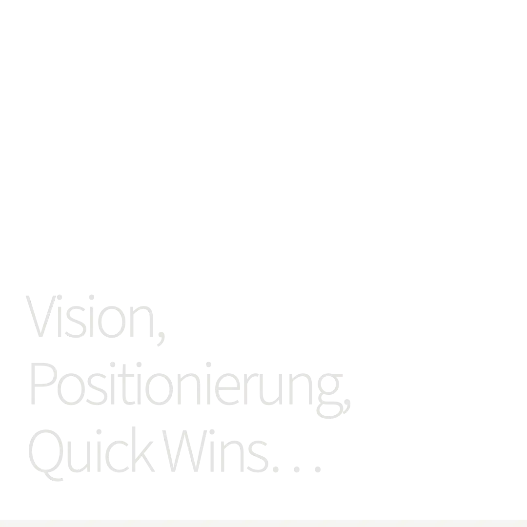 DR. Anton VESPER ist als Kommunikationstrainer auch Strategieberater und damit Experte für strategische Konzepte. Beispiel: Vision, Positionierung, Quick Wins aus der Roadmap usw. umsetzen.