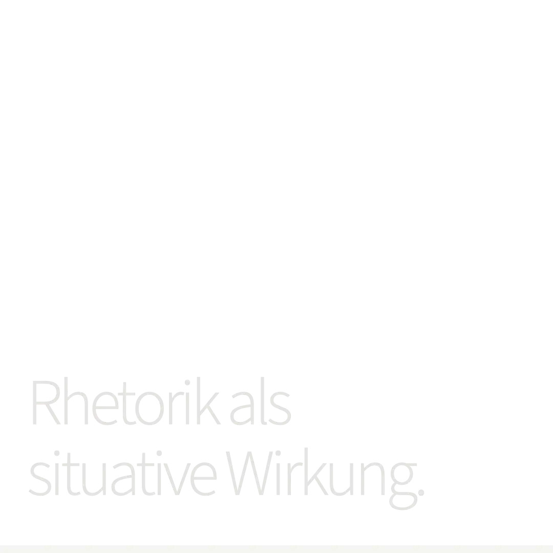 DR. Anton VESPER ist als Kommunikationstrainer auch Rhetoriktrainer. Beispiel ist ein Rhetorik Training zum Thema: Rhetorik als situative Wirkung.