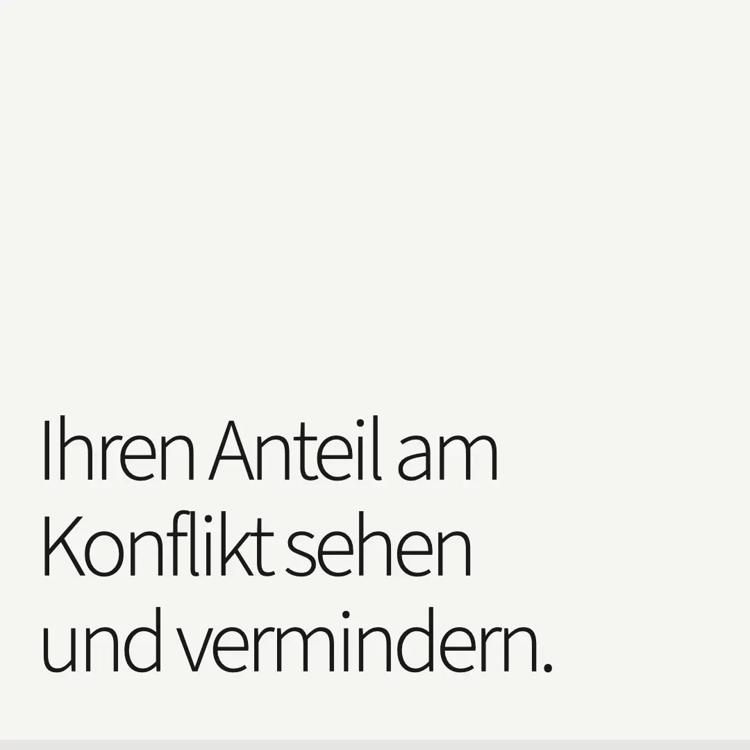 DR. Anton VESPER ist als Kommunikationstrainer in Leipzig (und deutschlandweit) auch Konfliktberater und Konfliktcoach. Beispiel: Meinen Anteil am Konflikt verstehen. Meine Schuld am Konflikt verringern?