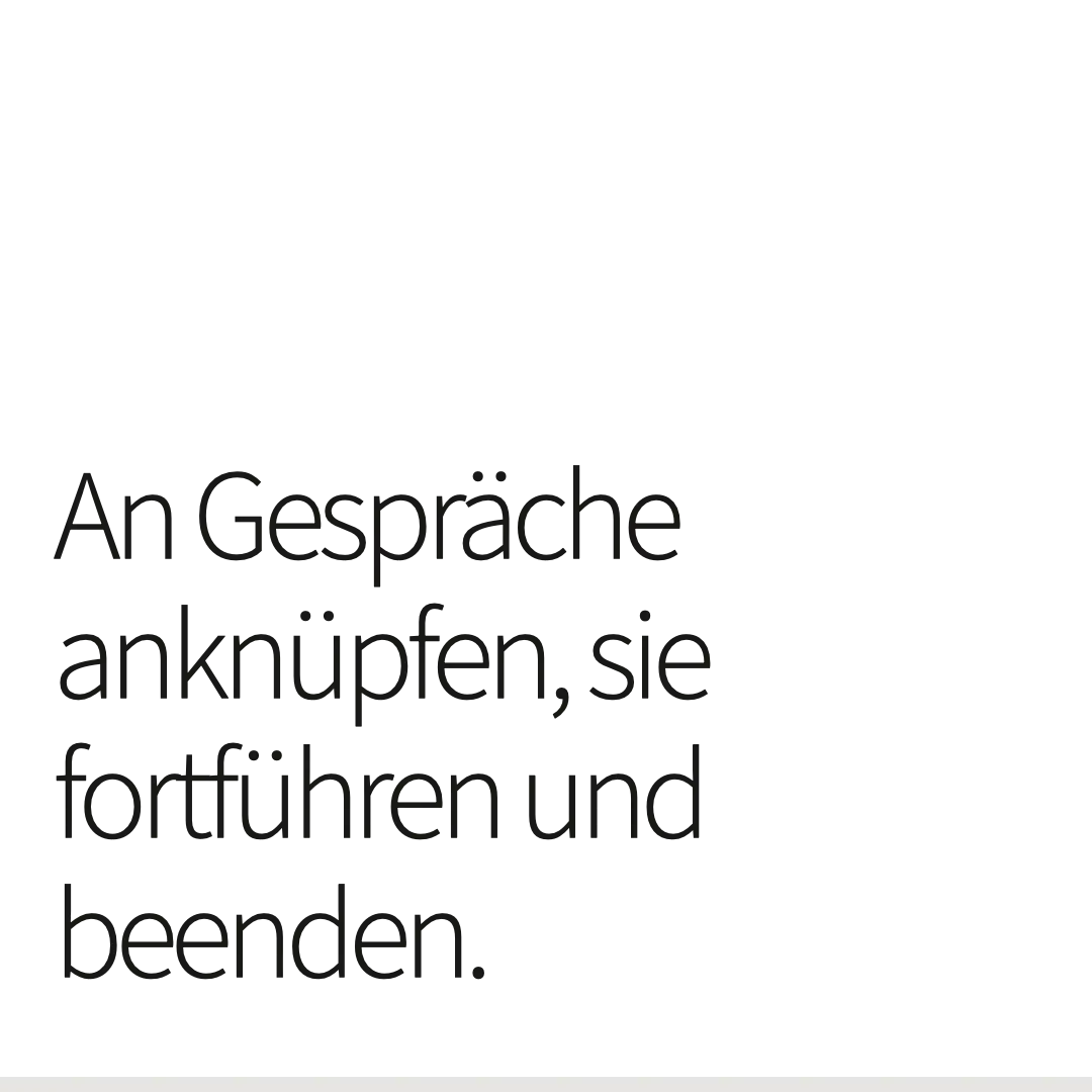 DR. Anton VESPER ist als Kommunikationstrainer in Leipzig (und deutschlandweit) auch Coach und Berater für gute Kommunikation (Gesprächsanalyse). Beispiel: Wie kann ich Gespräche fortsetzen? Im Gespräch unterbrechen? Gespräche beenden? Gespräche führen als Führungskraft.